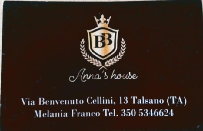 Bed and Breakfast Anna'S House Tarento Exterior foto